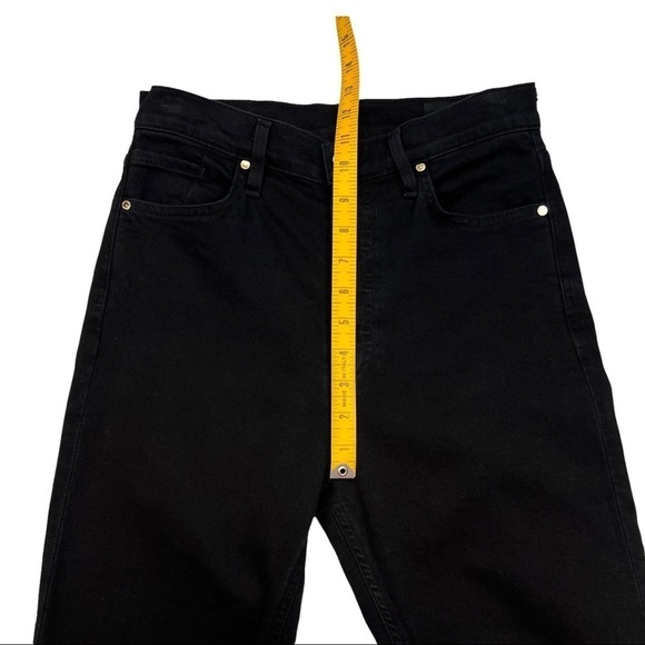 GOLDSIGN The High Rise Slim Jean in Slater Black W3343-672 Size 26 - Picture 9 of 12